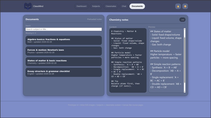 ClassMind – screenshot 1