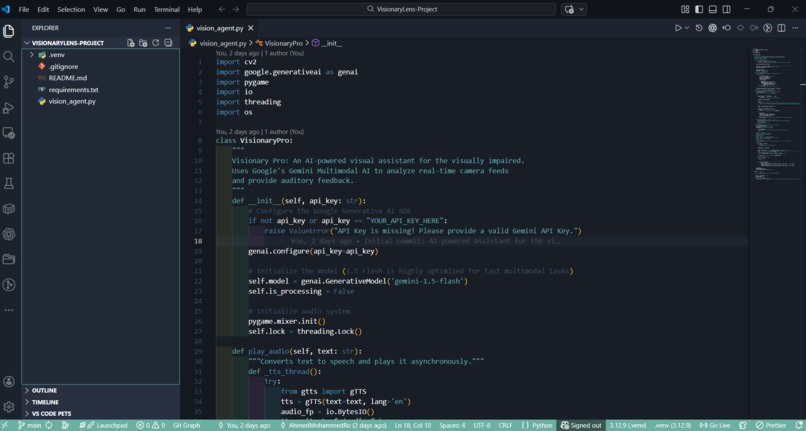 VisionaryLens-Project – screenshot 1