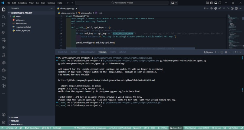 VisionaryLens-Project – screenshot 2