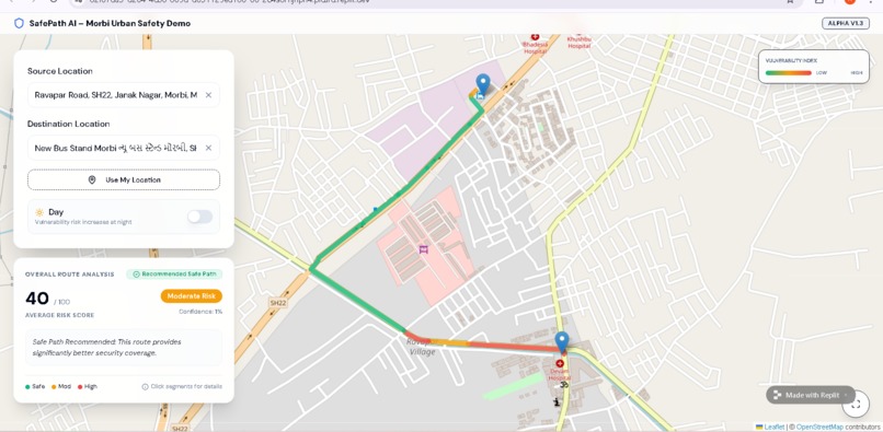 SafePath AI -“Predict danger. Prevent crime. Protect women.” – screenshot 4