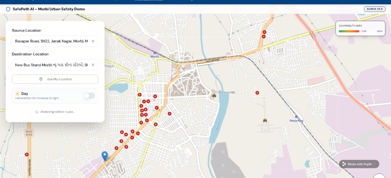 SafePath AI -“Predict danger. Prevent crime. Protect women.” – screenshot 6