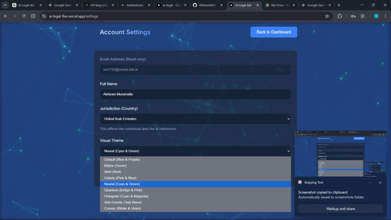 AI Legal Aid Triage System – screenshot 2