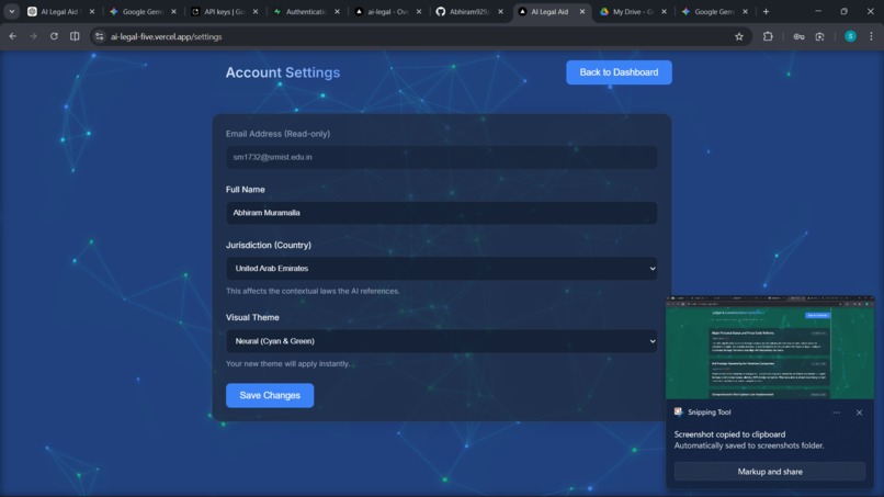 AI Legal Aid Triage System – screenshot 3
