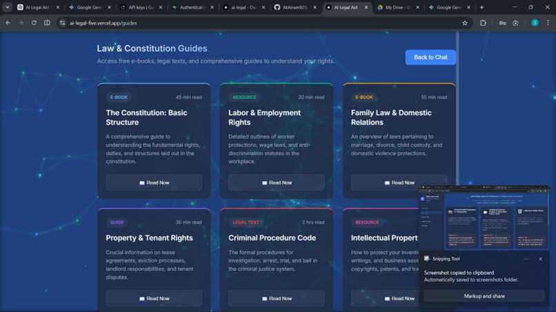 AI Legal Aid Triage System – screenshot 7