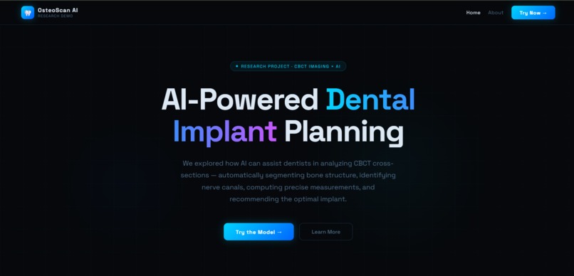 AI-Driven CBCT Implant Planning System – screenshot 8