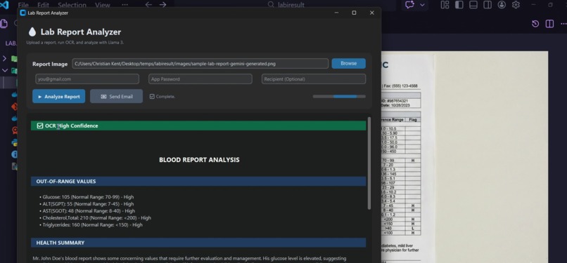 LabiResult – screenshot 1