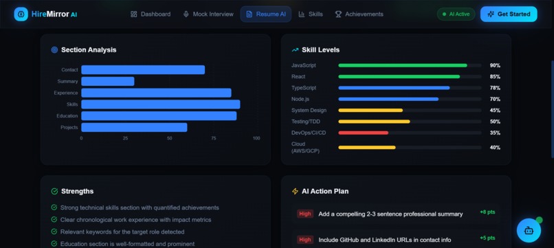 HireMirror AI: AI That Builds Your Perfect Job Path – screenshot 12