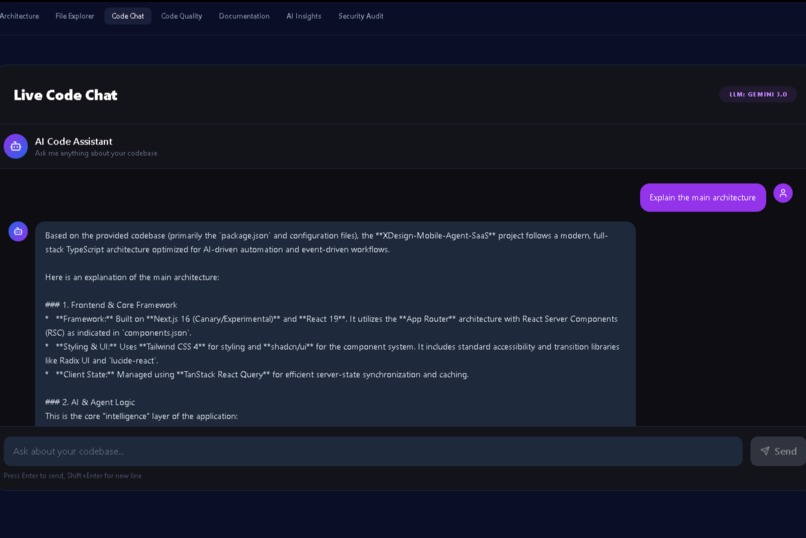 CodeRecon - AI-Powered Code Analysis Platform – screenshot 5