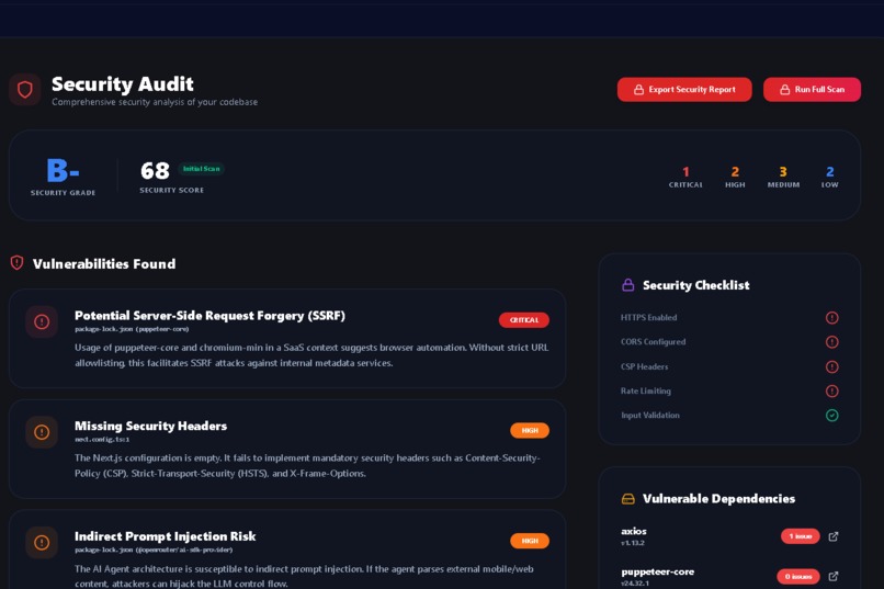 CodeRecon - AI-Powered Code Analysis Platform – screenshot 9