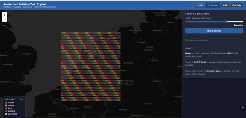 Amsterdam Pollution Twin Copilot – screenshot 2