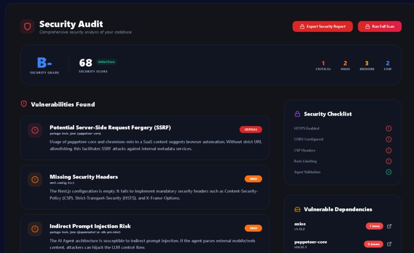 CodeRecon - AI-Powered Code Analysis Platform – screenshot 7