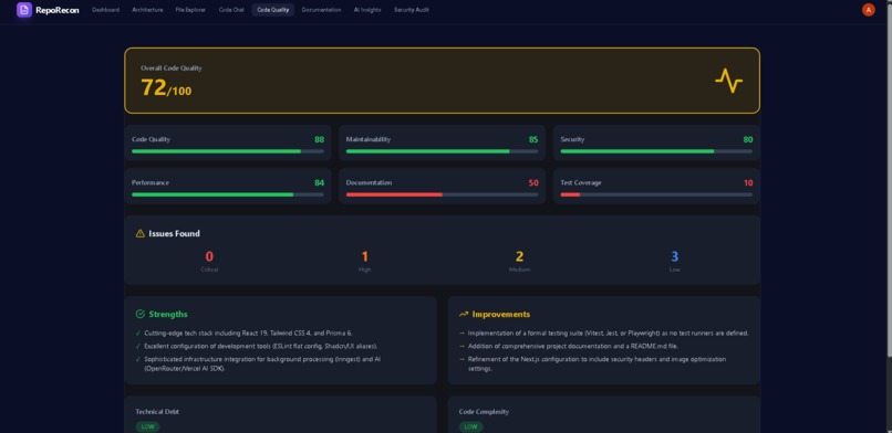 CodeRecon - AI-Powered Code Analysis Platform – screenshot 5