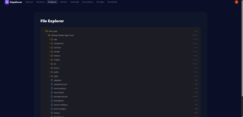 CodeRecon - AI-Powered Code Analysis Platform – screenshot 2