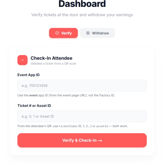 AlgoEvents – screenshot 1