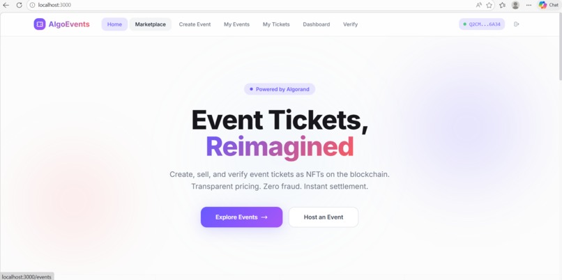 AlgoEvents – screenshot 5