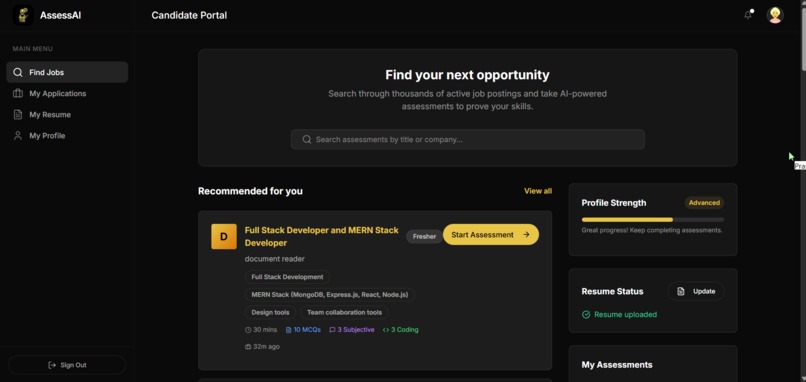 AssessAI – screenshot 1