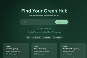 EcoSphere - Find recycling centers near you
