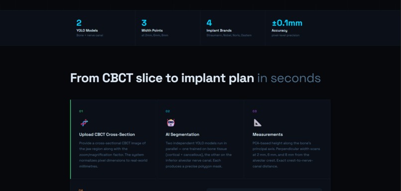AI-Driven CBCT Implant Planning System – screenshot 3
