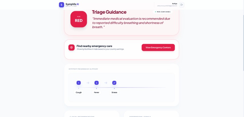 SympVis - Premium Symptom Triage with Explainable AI – screenshot 6