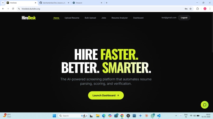 HireDesk – screenshot 1