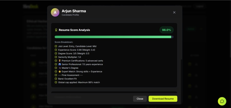 HireDesk – screenshot 2
