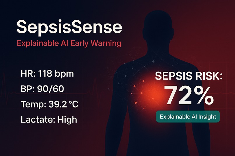 SepsisSense: Explainable AI Sepsis Early Warning Tool – screenshot 1