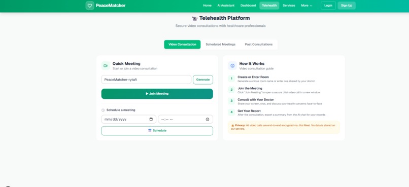 Peace Matcher - Revolutionizing Healthcare with AI  – screenshot 7