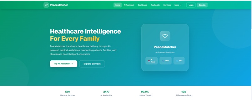 Peace Matcher - Revolutionizing Healthcare with AI  – screenshot 17