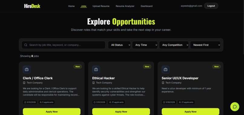 HireDesk – screenshot 6