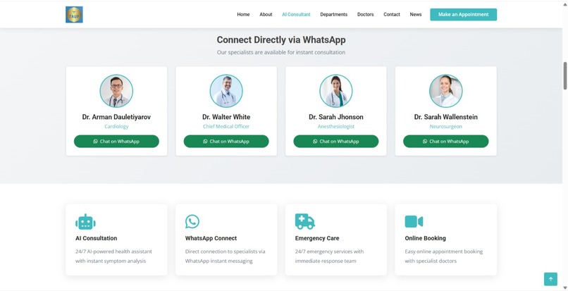 Taup medical centre – screenshot 3