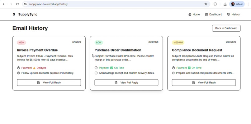 SupplySync – AI Assistant for Small Suppliers – screenshot 6