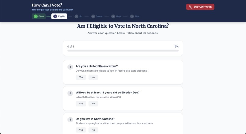 How Can I Vote? – screenshot 2