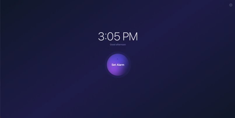 morning-alarm – screenshot 1