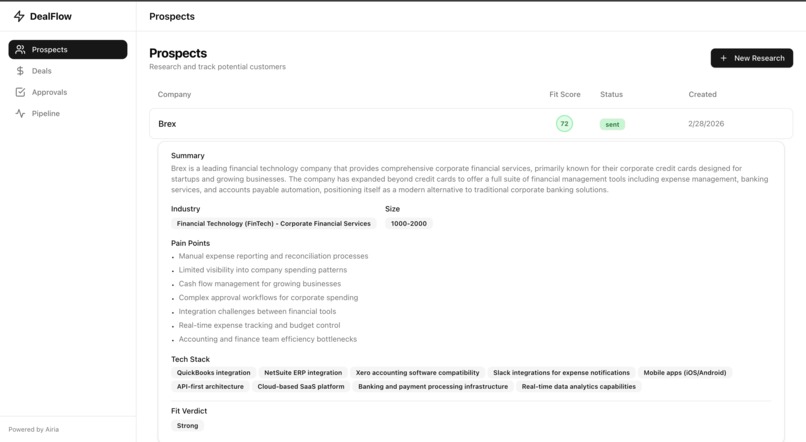 DealFlow – screenshot 3