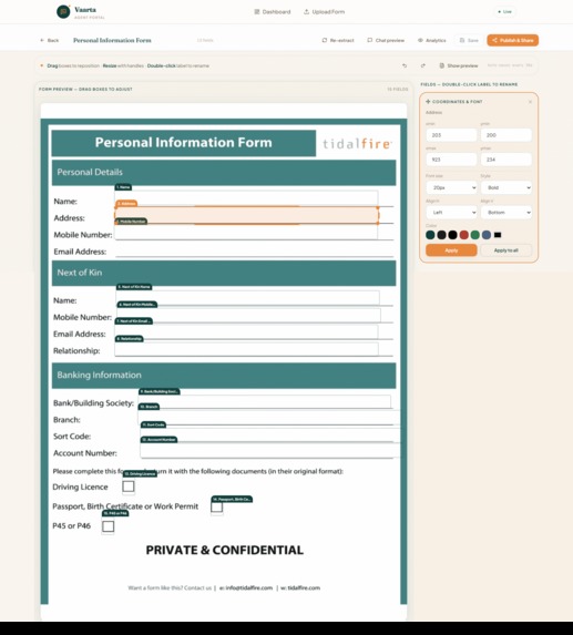 Vaarta - Just Talk, We will Handle the Form – screenshot 5