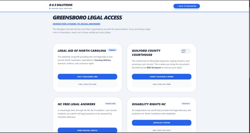 B & E Solutions – screenshot 2