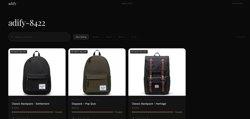 Adify – screenshot 2