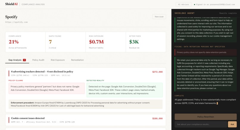ShieldAI – screenshot 2