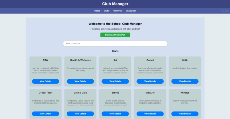 Club Manager – screenshot 1