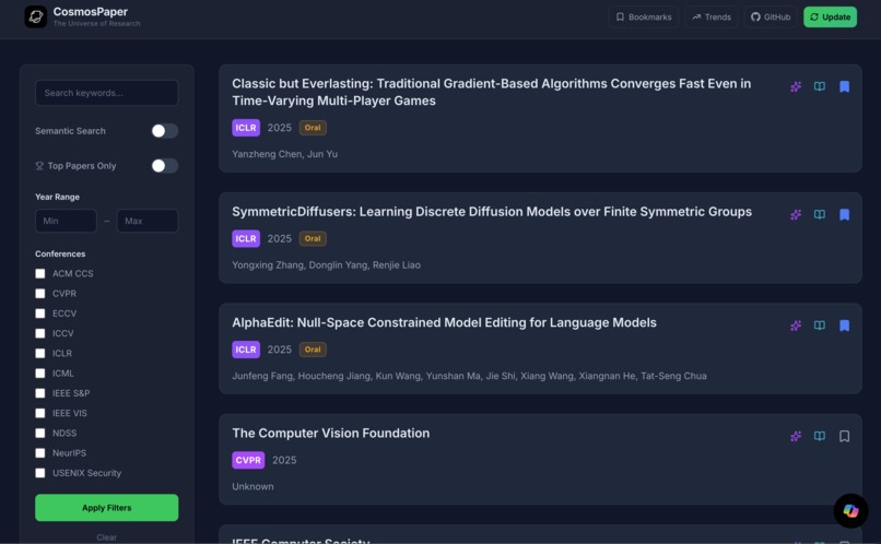 CosmosPapers: Universe of Research – screenshot 1