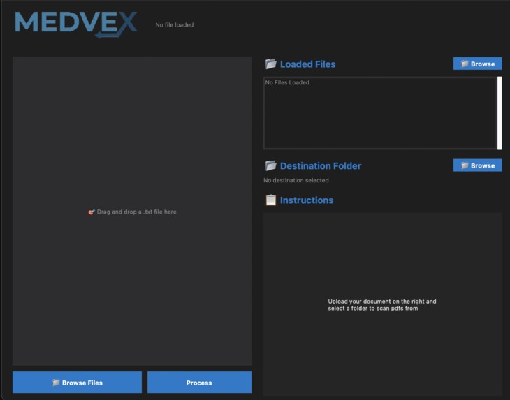 MEDVEX – screenshot 1