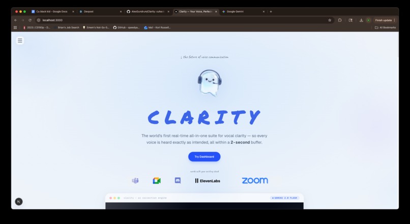 Clarity – screenshot 1