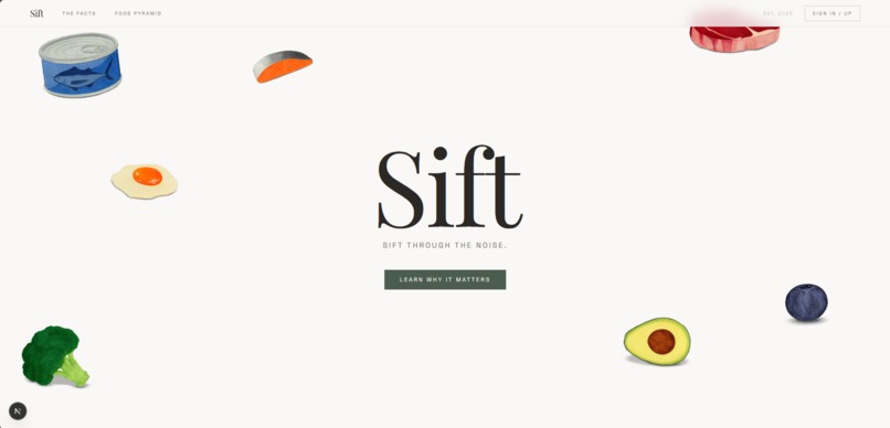 Sift – screenshot 1
