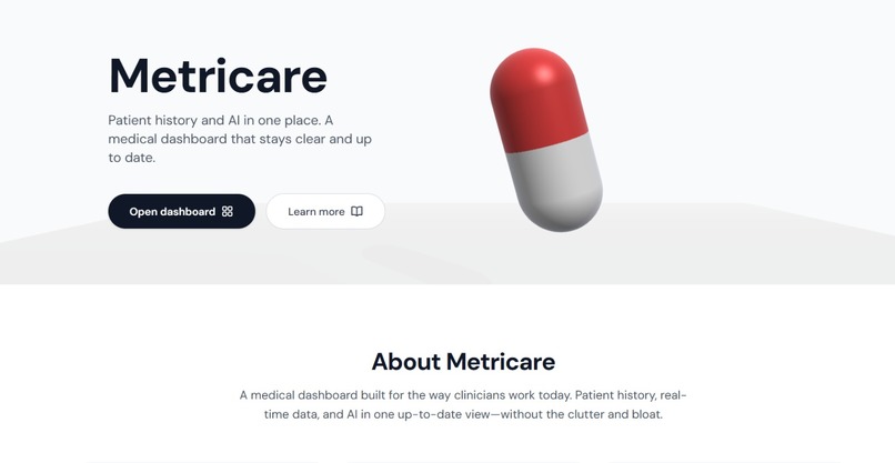 Metricare – screenshot 1