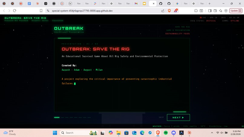 Outbreak: Save The Rig – screenshot 1