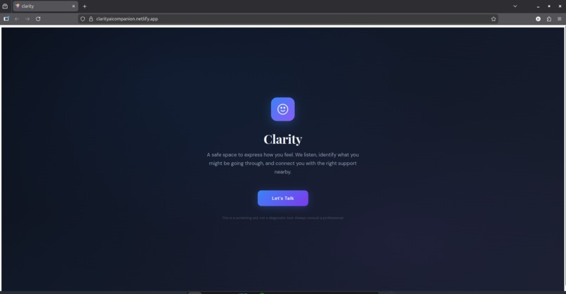 Clarity: AI-Powered Mental Health Journal – screenshot 5