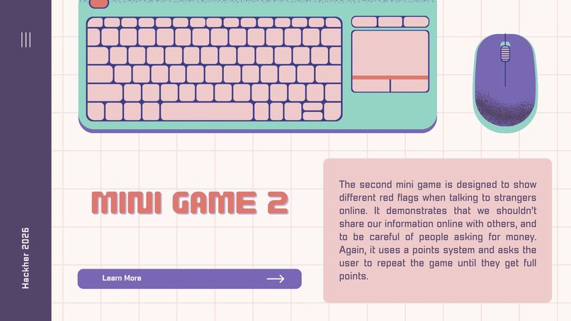 Learning Safe Online Habits through Games  – screenshot 1