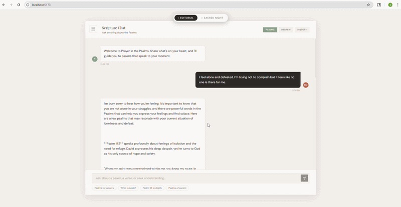 Prayer Companion in Azure – screenshot 1