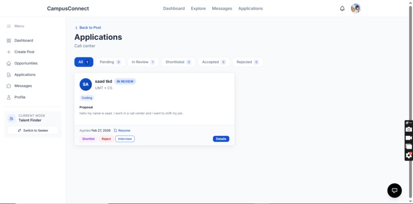 Campus Connect – screenshot 3