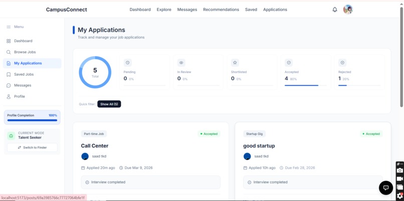 Campus Connect – screenshot 5